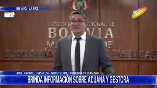 JOS&Eacute; GABRIEL ESPINOZA - MINISTRO DE ECONOM&Iacute;A Y FINANZAS  BRINDA INFORMACI&Oacute;N DE RELEVANCIA