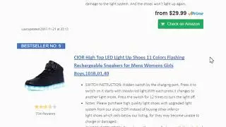 Best Light Up Shoes  for Christmas - Top 10 Best LED Shoes