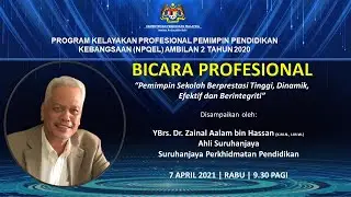 BICARA PROFESIONAL  NPQEL  AMBILAN 2 TAHUN 2020