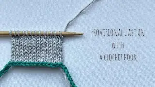 Provisional Cast On with a Crochet Hook