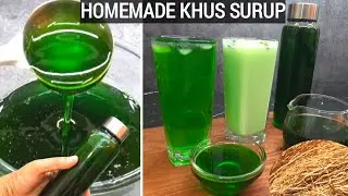 Homemade Khus Syrup Recipe | Khus Ka Sharbat | खस का शर्बत | Rashmi's Food Corner