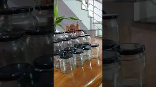 #kitchenstorage glass jars #200ml #400ml#1000ml #glass jars or bottles@sanasworld340
