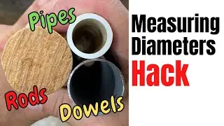 How to Measure the Outside Diameter of Pipes, Rods, & Dowels Hack