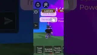 Me and Little spider saw crystal ￼event in grow a garden #littlespider