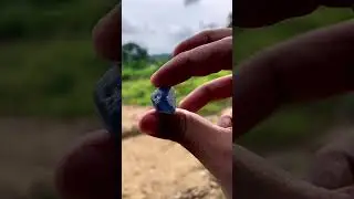 Uncut Blue Sapphire in Hand 💎 | Rare Ceylon Gem Revealed