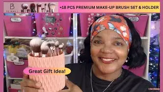 #Unbox #Review #BS Mall 18 Pcs Premium Make-up Brush Set & Holder - The Perfect Gift!