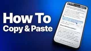 How to Copy & Paste on iPhone (Text, Photos, Links & More)
