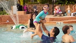 Family Holiday Fun at Brisbane Holiday Village 🌴 #brisbane #caravanpark #queensland #holidayparks