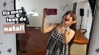VLOGÃO DA CUSTOMIZAÇÃO | transformei calça no meu lookinho de natal!!!