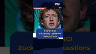 THAT'S WILD: Zuckerberg Slams College Degrees! | Bizz Buzz