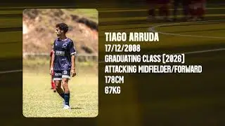 Tiago Arruda | 2025 Highlights | Midfielder/Forward | Brazil | Class of 2026