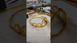 Rapunzel Glass Crown pt.2 #crown #tangled #rapunzel #glass #disney