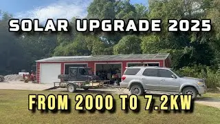 Solar Upgrade 2025 on the off grid cabin