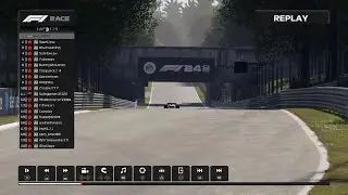 F1 2024 zero traction control race at monza.