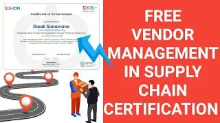 Free courses online with certificates 2023 | What is Vendor Management in Supply Chain Management