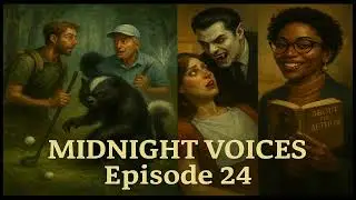 Midnight Voices Episode 24 - Skunk-quatch, Haunted Golf Course, Vampire Dentist & The Arthur!