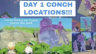 ECHOING AND IMAGING CONCH DAY 1 LOCATIONS!!! Summertime Odyssey Side Event Resonating Visions Day 1.