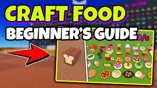 BEGINNER&rsquo;S GUIDE in CRAFT FOOD Roblox - How to Start Cooking and Unlock Recipes Fast
