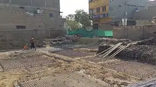 CLICK karachi | majeed colony landhi | world band funded project | construction work | safety |