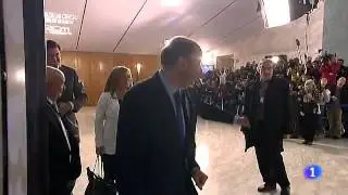 Rajoy y Rubalcaba salen del Palacio de Congresos de Madrid, Elecciones generales 2011