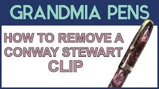 HOW TO REMOVE A CONWAY STEWART CLIP