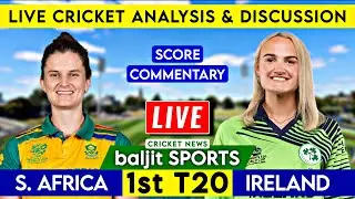 1st T20 | South Africa Women vs Ireland Women Live | Sa-w vs Ire-w | Score Commentary
