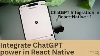 Build ChatGPT AI Chat App in React Native | Part 1 - UI Design from Scratch (2025)