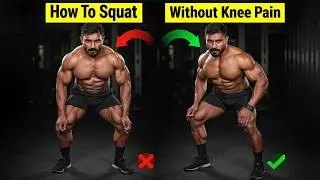 How To Squat Without Knee🦵 Pain {STOP DOING THESE MISTAKES} || VENKAT FITNESS TRAINER