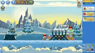Angry Birds Friends Holiday Tournament 4 Week 85 Level 4 High Score 62k (No Power-ups) 30-12-2013