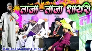 Maulana Mahbub Gauhar ने Salman Azhari को नया नया शायरी सुनाया Talime Bedari Conference Bhilai 2023