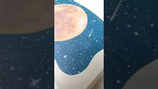 FORCE OF NATURE 🌕☄️#shorts #art #artwork #sketch #paint #brush #color #stars #moon #moonlight