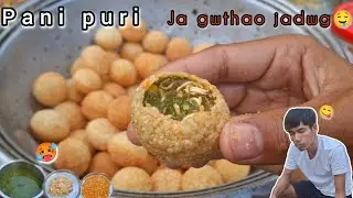 Pani puri banaina jabai dinwi 🥵 || Biraj Hajowary 
