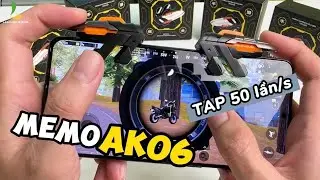 N&uacute;t bắn trigger MEMO AK06 auto tap 50 lần/s ,thao t&aacute;c 6 ng&oacute;n