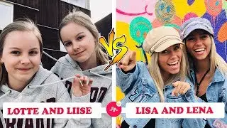 Lotte and liise Vs Lisa and Lena | The Best Musically Compilation