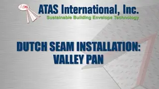 Metal Roof Installation Details: Valley Pan