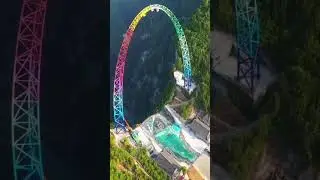 Giant Swing: Heart-Pounding Cliff Edge Adventure 700 Meter High#viral#adventure#swing