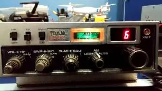 TRAM D62 CB Radio Super Bowl Channel 6 DX Skip 1-8-17