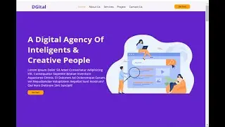 How To Make Website digital Using HTML CSS | Start To End |Tutorial for Beginners.