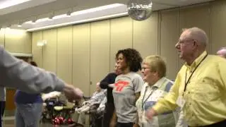 Washington Wizard Girls Promote Health and Wellness to Vets