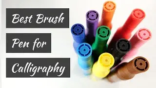 Best Brush Pen for Calligraphy - India | Dinesh Scribbles
