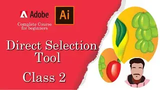 Adobe Illustrator complete course - Class 2 - Direct Selection Tool in Hindi #Imroz #ImrozAlam