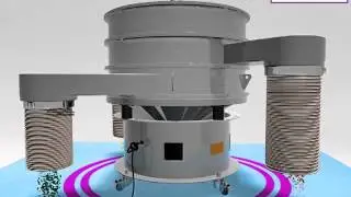 Ranger Separator - Round Screener to size and grade materials with a vibratory screening action.