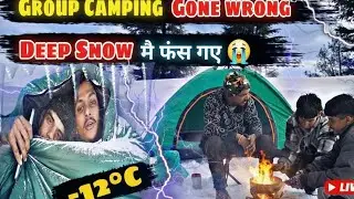 Camping in Heavy Snowfall ❄️ | Deep Forest Experience at -6&deg;C 
