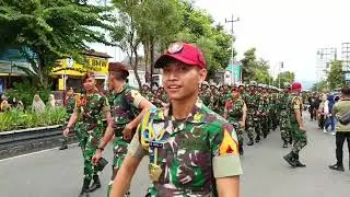 Tradisi Penyambutan Prajurit Taruna Akademi Militer 2024 Alun Alun Magelang - Akmil part 1