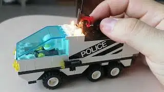 Vid&eacute;o test d'un Lego 6430 Night Patroller sourd and Light de 1991. 