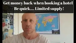 Travel Hack! Get money back when booking a hotel - Limited Supply!