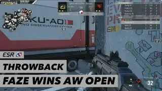 Throwback - Faze wins MLG AW Open