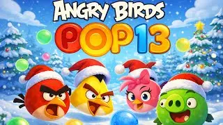 Новогодняя серия angry birds pop 13