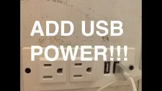 Add USB Power Outlet to an End Table