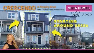 Parker CO I Crescendo I Shea Homes I Plan 2202 I 2,297 SF I 4 Bed I 3.5 Bath I Starting Around $632k